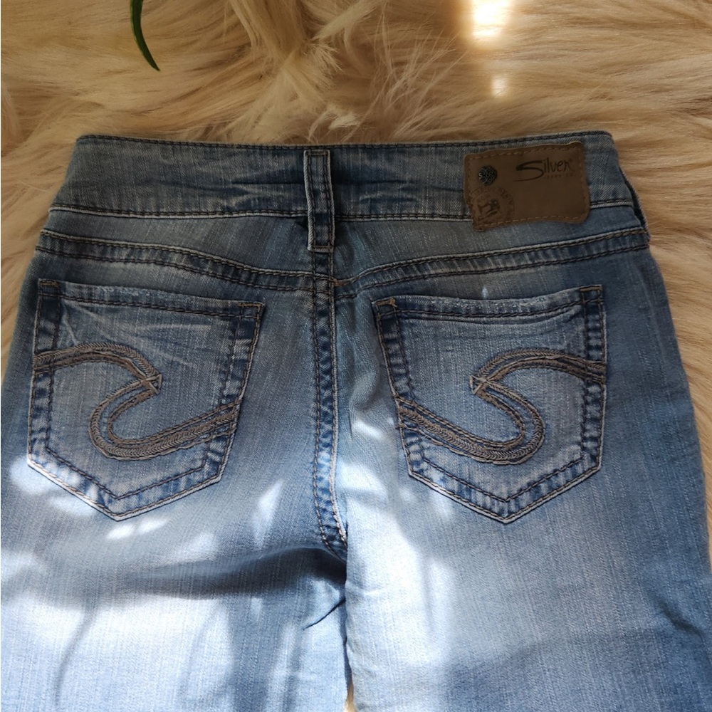 Silver Jeans Light Blue Slim Boot Cut Women's Jeans - Picture 5 of 5